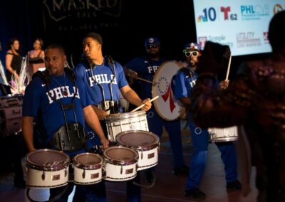 drumline comes in to entertain at event