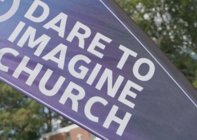 dare to imagine church sign