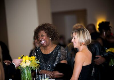 guests smile at event